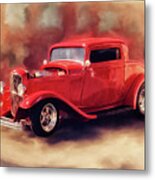 Bright And Shiny Ford Coupe Metal Print