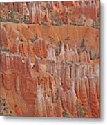 Bryce Canyon National Park - Hoodoos Closeup Metal Print