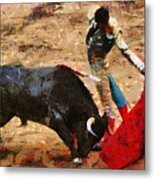 Bullfighting Metal Print
