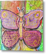 Butterfly Magic Metal Print