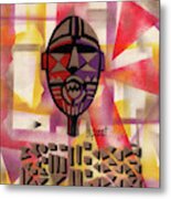 Bwa Mask Of Burkina Faso Metal Print