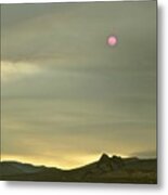 By The Light Of The Red Sun Metal Print