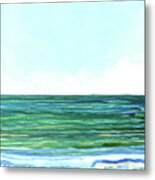 By The Ocean Metal Print