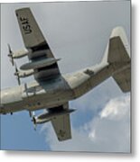 C-130 Flyover Metal Print