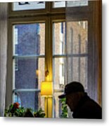 Cafe Life, Stockholm Metal Print