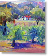 Calistoga Colors Metal Print