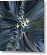 Canada Lily Abstract Metal Print