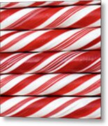 Candy Canes Metal Print