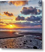 Cannon Beach Sunset Metal Print