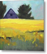 Canola Field Metal Print