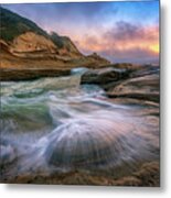 Cape Kiwanda Twilight Metal Print