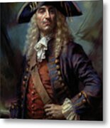 Captain William Kidd, Privateer And Pirate Metal Print