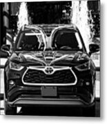 Car Of The Future -- Toyota Highlander Hybrid In Seattle, Washington Metal Print