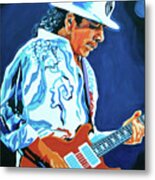 Carlos Santana. Full Moon Metal Print