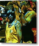 Chipping Down D Road - J'ouvert Morning, Carnival, Trinidad And Tobago Metal Print