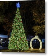 Cartersville Christmas Tree Metal Print