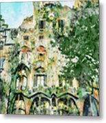 Casa Batllo Barcelona Metal Print