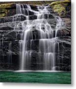 Cascading Metal Print