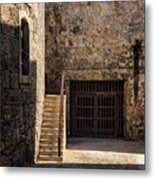 Castle Stairs Metal Print