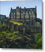 Castle Stronghold - Edinburgh Metal Print