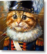 Cat Of The Napoleonic Army, 02 Metal Print