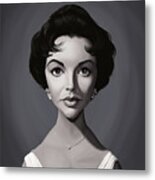 Celebrity Sunday - Elizabeth Taylor Metal Print