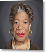 Celebrity Sunday - Maya Angelou Metal Print