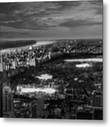 Central Park In Winter Metal Print