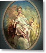 Ceres By Antoine Watteau Old Masters Reproduction Metal Print