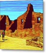 Chaco Visitors Metal Print