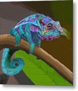 Chameleon Metal Print