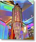 Chandelier Metal Print