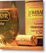 Chardonnay Of Napa Valley 6 Metal Print