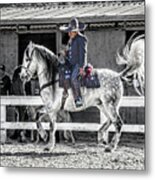 Charro Mexican Cowboy Metal Print