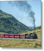 Chasing The Cumbres And Toltec Metal Print