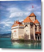 Chateau De Chillon Montreux Switzerland Metal Print