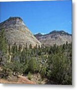 Checkerboard Mesa Metal Print