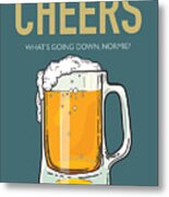 Cheers - Alternative Movie Poster Metal Print