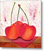 Cherries Jubilee Metal Print