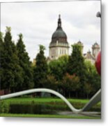 Cherry Fountain Minneapolis Sculpture Garden Iii Metal Print