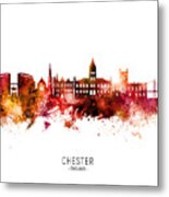 Chester England Skyline #82 Metal Print