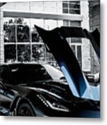 Chevrolet Zr1 Corvette Photographs Metal Print