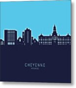 Cheyenne Wyoming Skyline #64 Metal Print