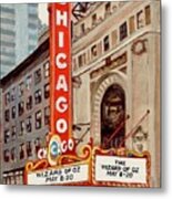 Chicago Theatre Metal Print