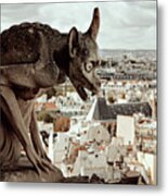 Chimera Guard Metal Print