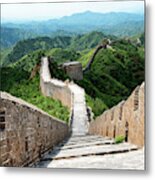 China 10 Mkm2 Collection - Great Wall Of China X I X Metal Print