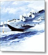 China Clipper Seaplane I Metal Print