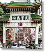 Chinatown Boston Metal Print