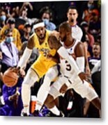 Chris Paul And Carmelo Anthony Metal Print