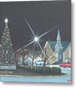 Christmastime In Leonardtown Metal Print